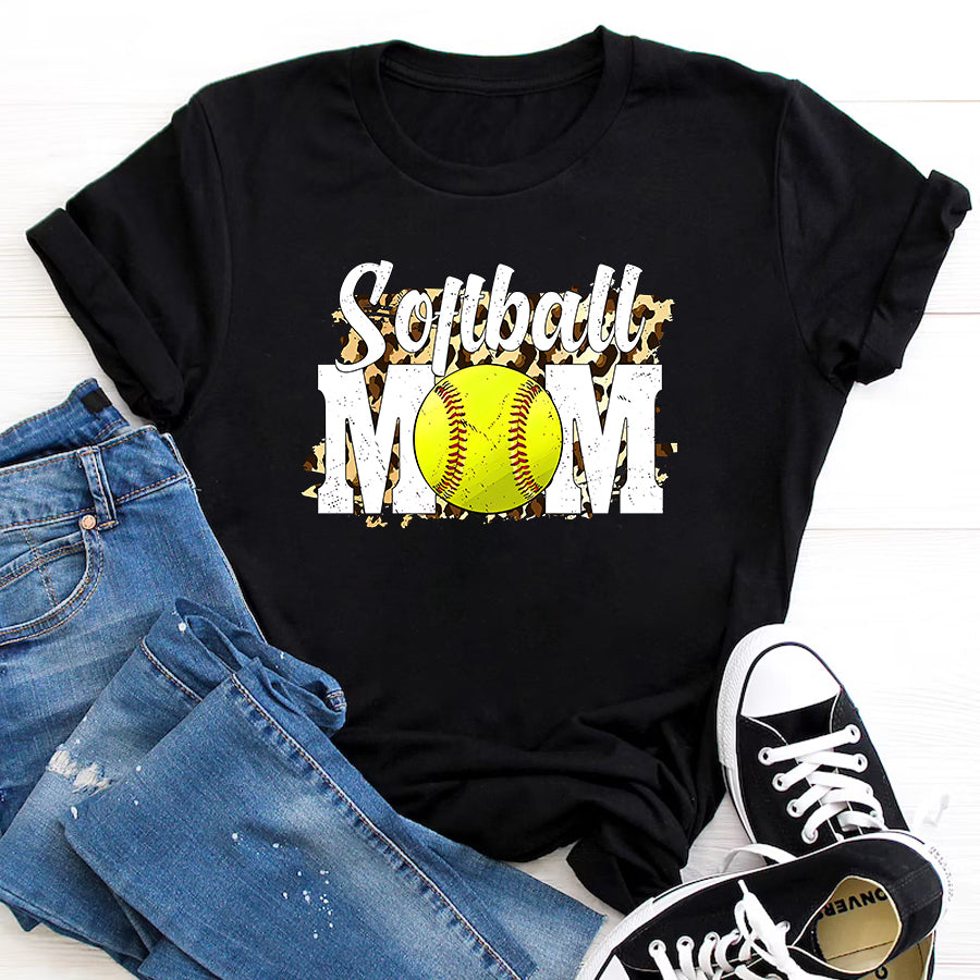 softball mama shirt, softball mom shirt, leopard print mama shirt, leopard  mama shirt, softball shirts for mom, mom of both shirt, school