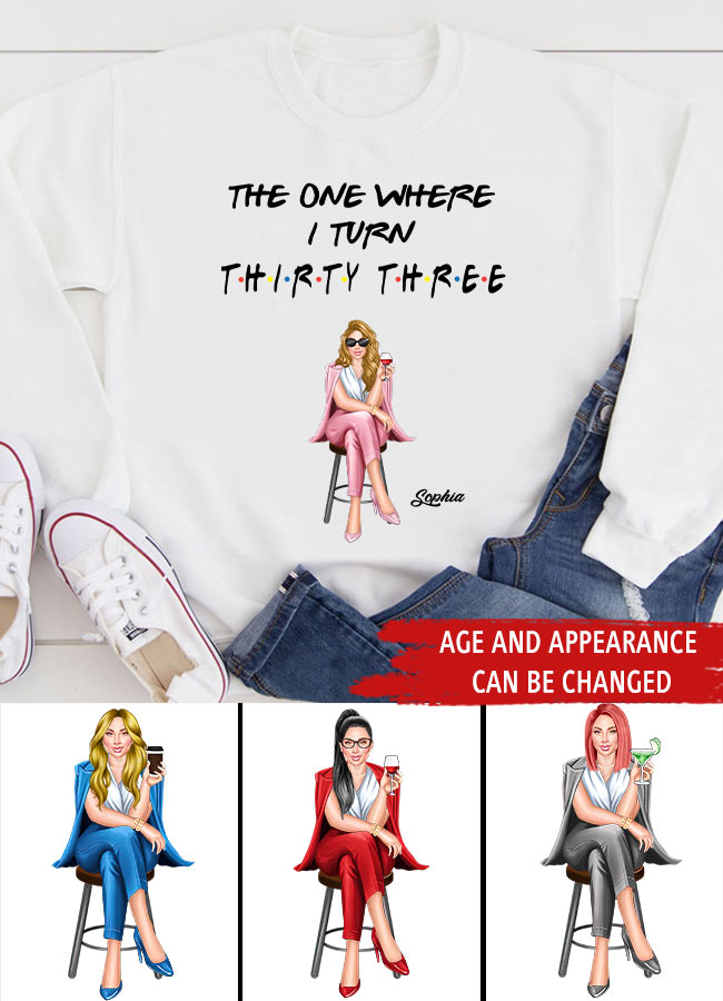 33rd Birthday Shirts, Custom Birthday Shirts, Turning 33 Shirt, Gifts For Women Turning 33, 33 And Fabulous Shirt, 1990 Shirt