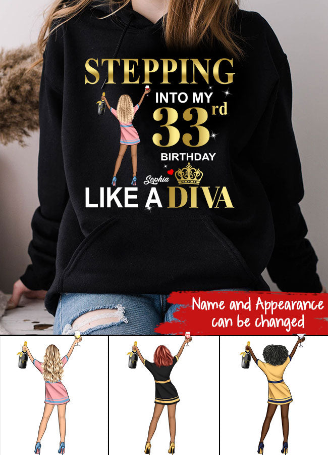 33rd Birthday Shirts, Custom Birthday Shirts, Turning 33 Shirt, Gifts For Women Turning 33, 33 And Fabulous Shirt, 1990 Shirt, 33rd Birthday Shirts For Her