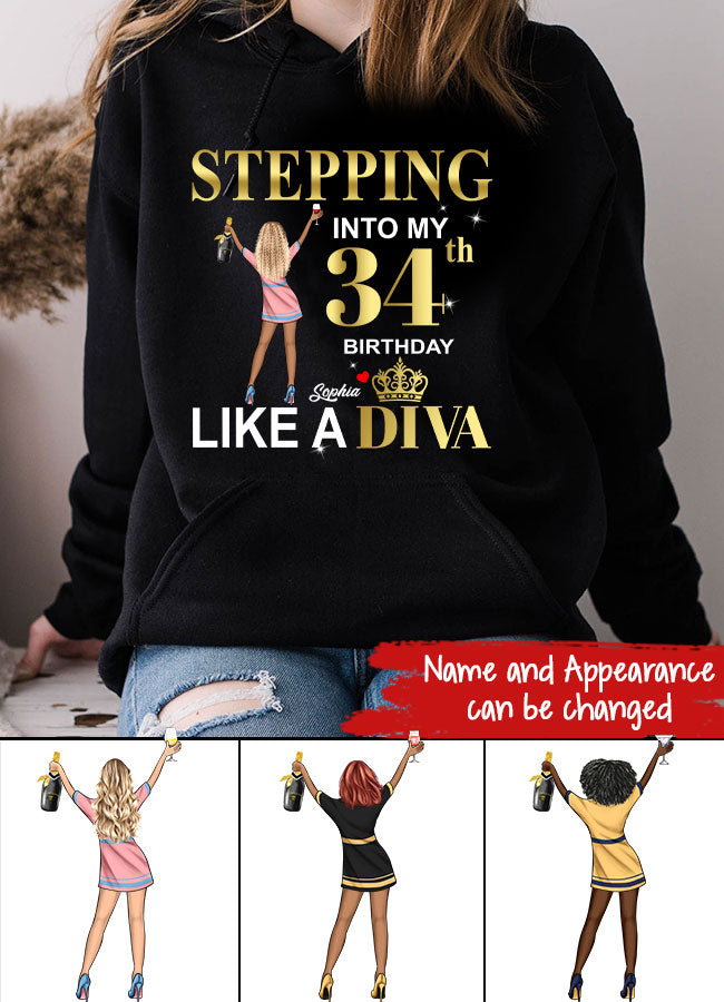 34th Birthday Shirts, Custom Birthday Shirts, Turning 34 Shirt, Gifts For Women Turning 34, 34 And Fabulous Shirt, 1989 Shirt, 34th Birthday Shirts For Her