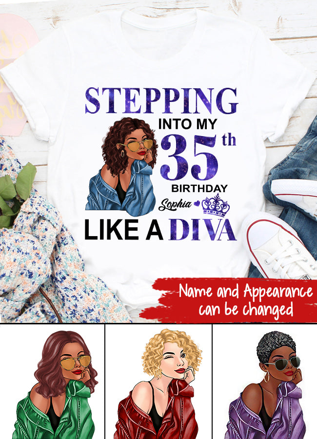 35th Birthday Shirts, Custom Birthday Shirts, Turning 35 Shirt, Gifts For Women Turning 35, 35 And Fabulous Shirt, 1988 Shirt, 35th Birthday Shirts For Her