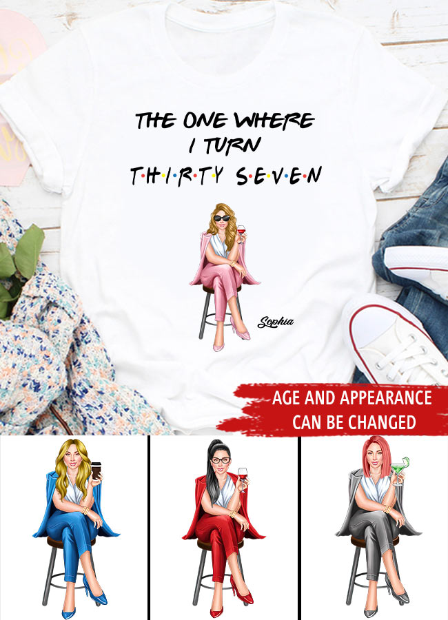 37th Birthday Shirts, Custom Birthday Shirts, Turning 37 Shirt, Gifts For Women Turning 37, 37 And Fabulous Shirt, 1986 Shirt