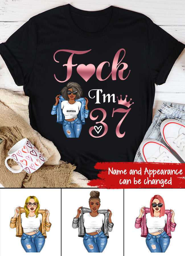 37th Birthday Shirts, Custom Birthday Shirts, Turning 37 Shirt, Gifts For Women Turning 37, 37 And Fabulous Shirt, 1986 Shirt
