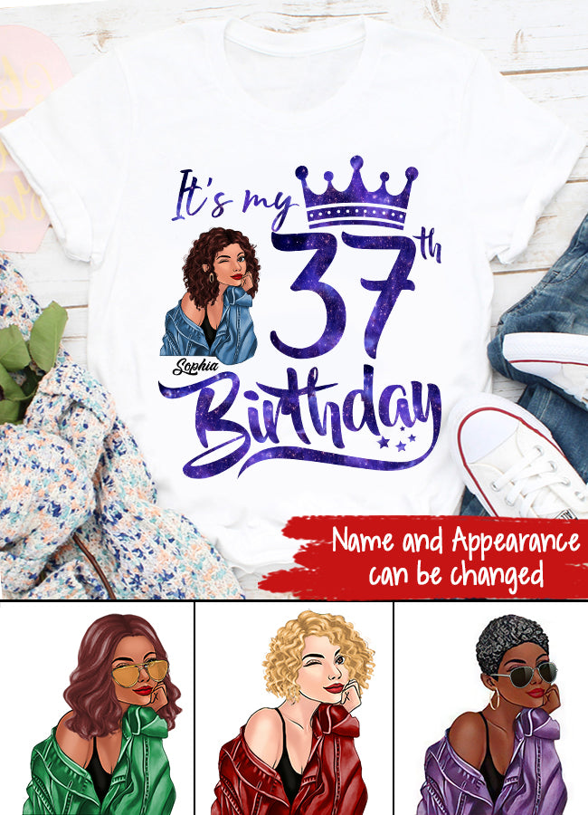 37th Birthday Shirts, Custom Birthday Shirts, Turning 37 Shirt, Gifts For Women Turning 37, 37 And Fabulous Shirt, 1986 Shirt, 37th Birthday Shirts For Her