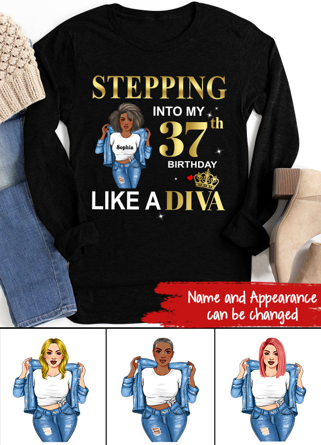 37th Birthday Shirts, Custom Birthday Shirts, Turning 37 Shirt, Gifts For Women Turning 37, 37 And Fabulous Shirt, 1986 Shirt, 37th Birthday Shirts For Her