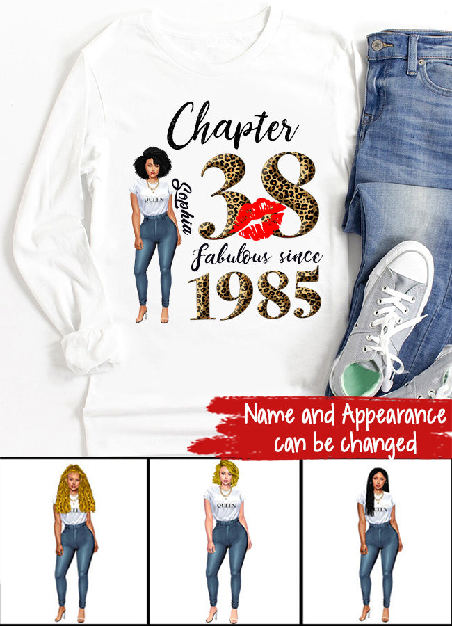 38th birthday shirts for her, Personalised 38th birthday gifts, 1985 t shirt, 38 and fabulous shirt, 38th birthday shirt ideas, gift ideas 38th birthday woman