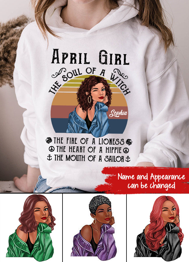 April Birthday Shirt, Custom Birthday Shirt, Queens Born In April, April Birthday Gifts, April shirts for Woman
