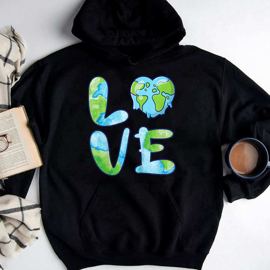 Earth Day Everyday Shirt Happy Love Earth Day 2022 Cute Earth Lover Toddler T-Shirt Save The Planet Shirts