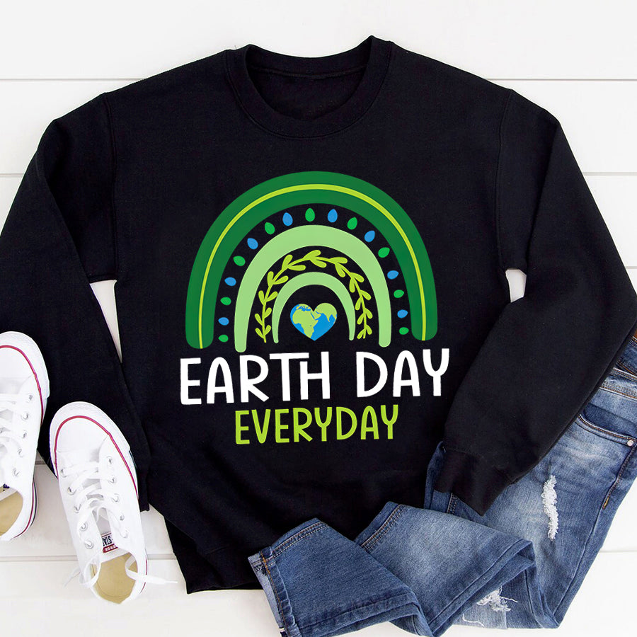 Earth Day Everyday Shirt Teacher Earth day Everyday Rainbow Earth Day T-Shirt Save The Planet Shirts