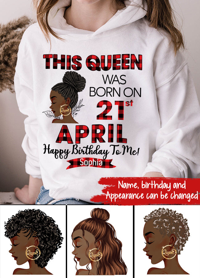 April Birthday Shirt, Custom Birthday Shirt, Queens Born In April, April Birthday Gifts, April Queen shirt, April Birthday Shirts For Woman, Her Birthday Gifts For April