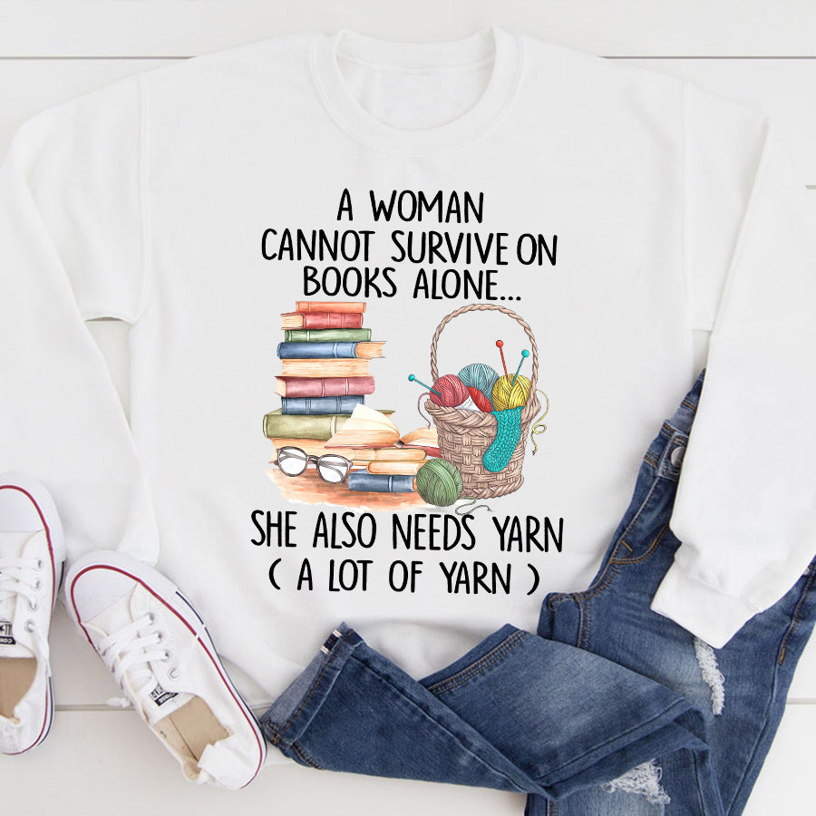 Book Shirt, T Shirt Yarn, Bookish T Shirts, Tee Shirt Yarn, Reading Gifts, Book Lover T Shirt For Women