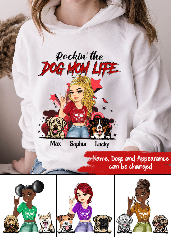 Custom Mothers Day Shirt, Dog Mom Life, Mother&#39;s Day T Shirt, Dog Mom Shirt Mom Life Mother&#39;s Day Tee Shirts, Funny Mothers Day Shirts, Mother Day Gift
