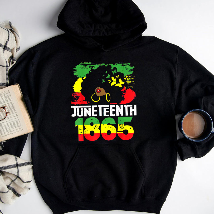 Juneteenth Shirt Juneteenth Is My Independence Day Black Women Black Pride T-Shirt