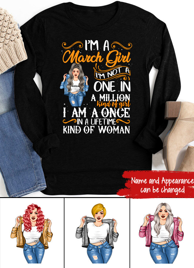 March Birthday Shirt, Custom Birthday Shirt, Queens Born In March, March Birthday Shirts For Woman, March Birthday Gifts