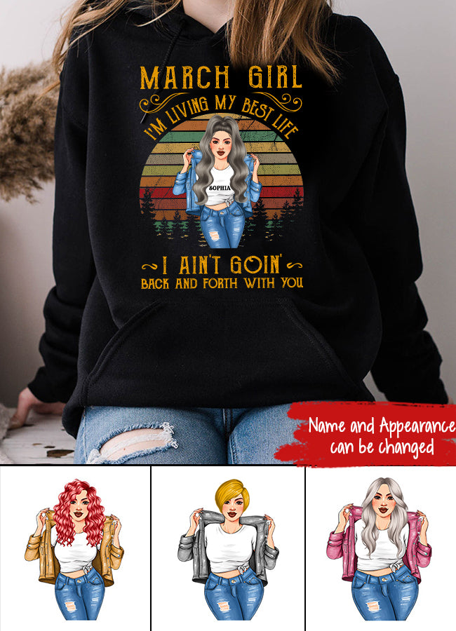 March Birthday Shirt, Custom Birthday Shirt, Queens Born In March, March Birthday Shirts For Woman, March Birthday Gifts