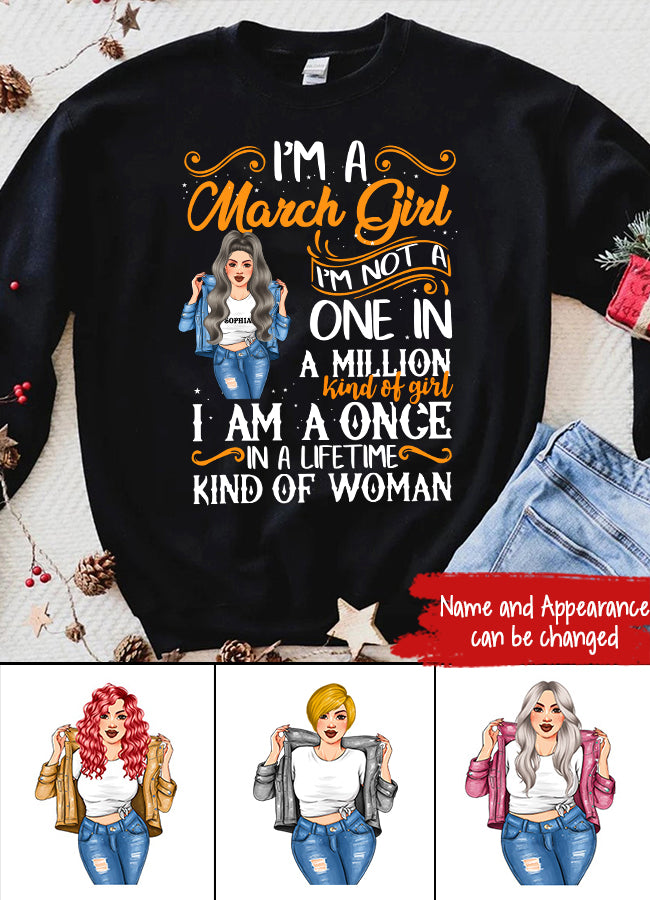 March Birthday Shirt, Custom Birthday Shirt, Queens Born In March, March Birthday Shirts For Woman, March Birthday Gifts