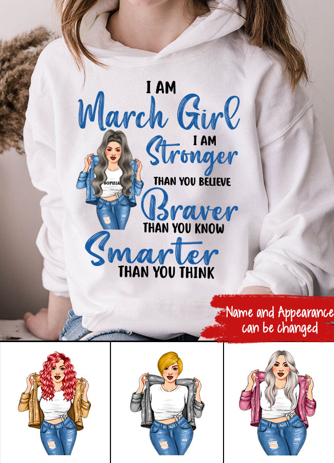 March Birthday Shirt, Custom Birthday Shirt, Queens Born In March, March Birthday Shirts For Woman, March Birthday Gifts