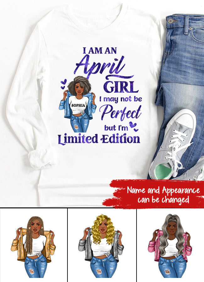 April Birthday Shirt, Custom Birthday Shirt, Queens Born In April, April Birthday Gifts, April shirts for Woman