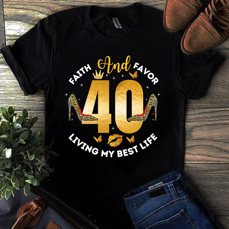 Chapter 40, Fabulous Since 1982 40th Birthday Unique T Shirt For Woman, Her Gifts For 40 Years Old , Turning 40 Birthday Cotton Shirt