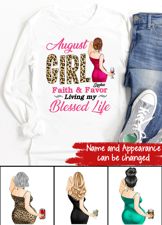 August Birthday Shirt, Custom Birthday Shirt, Queens Born In August, August Birthday Shirts For Woman, August Birthday Gifts August Girl