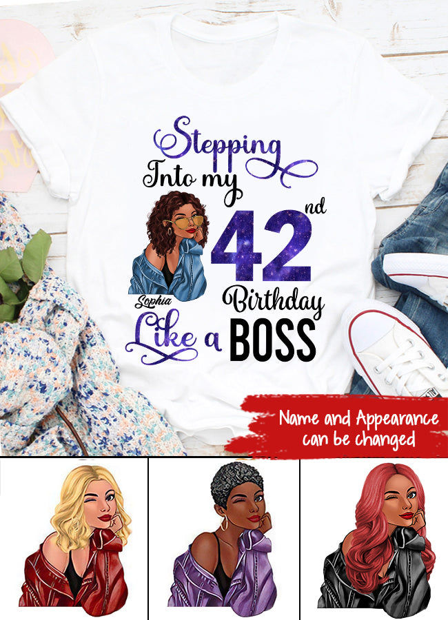 42th Birthday Shirts, Custom Birthday Shirts, Turning 42 Shirt, Gifts For Women Turning 42, 42 And Fabulous Shirt, 1980 Shirt, 42th Birthday Shirts For Her, It&#39;s my 42 Birthday