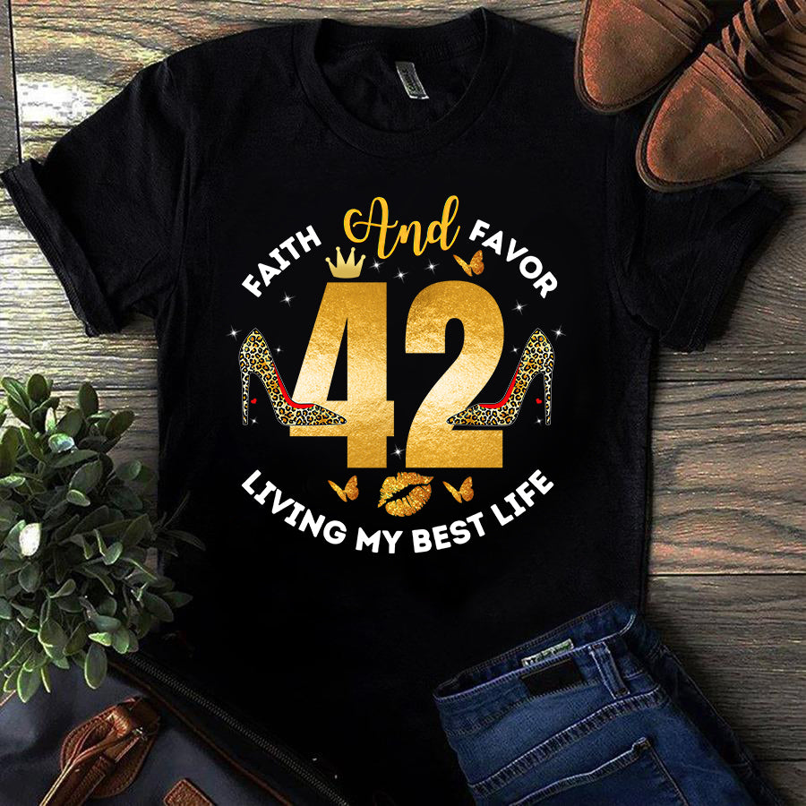 Chapter 42, Fabulous Since 1980 42nd Birthday Unique T Shirt For Woman, Her Gifts For 42 Years Old , Turning 42 Birthday Cotton Shirt