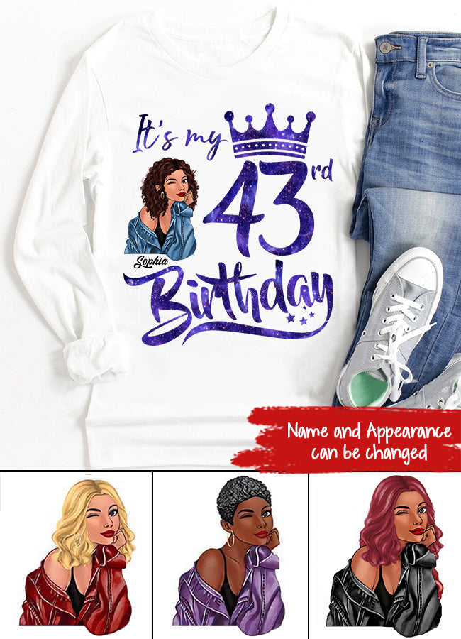 43th Birthday Shirts, Custom Birthday Shirts, Turning 43 Shirt, Gifts For Women Turning 43, 43 And Fabulous Shirt, 1979 Shirt, 43th Birthday Shirts For Her, It&#39;s My 43 Birthday