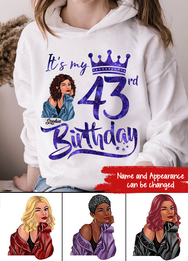 43th Birthday Shirts, Custom Birthday Shirts, Turning 43 Shirt, Gifts For Women Turning 43, 43 And Fabulous Shirt, 1979 Shirt, 43th Birthday Shirts For Her, It&#39;s My 43 Birthday