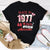 46th birthday gifts ideas 46th birthday shirt for her back in 1977 turning 46 shirts 46th birthday t shirts for woman