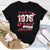 47th birthday gifts ideas 47th birthday shirt for her back in 1976 turning 47 shirts 47th birthday t shirts for woman
