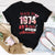 49th birthday gifts ideas 49th birthday shirt for her back in 1974 turning 49 shirts 49th birthday t shirts for woman