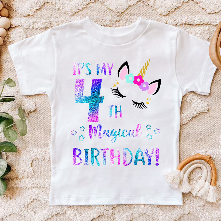 4th birthday girl shirt hotsell