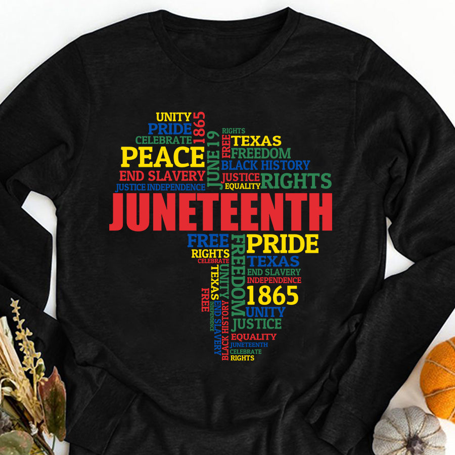 Juneteenth Shirt Juneteenth Flag 1865 June 19th Black African Pride Men Women T-Shirt