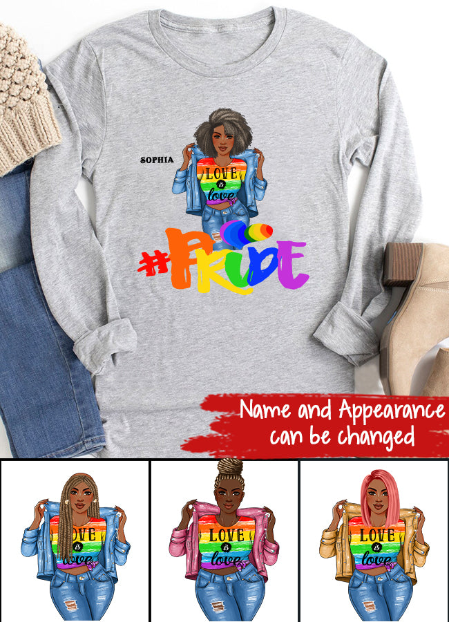 Love is Love Shirt, LGBT Pride Shirt, Women Rainbow Shirt, LGBT Shirts, Love Wins Graphic T-Shirt, Equality, Gift