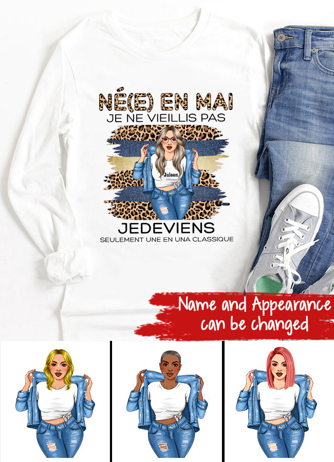 Chemise D&#39;anniversaire De Mai, Chemise D&#39;anniversaire Personnalisée, Reines Nées En Mai, Cadeaux D&#39;anniversaire De Mai, Chemises De Mai Pour Les Femmes