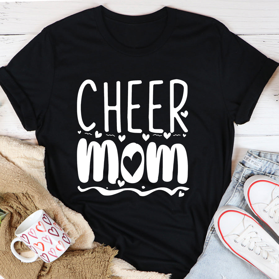 Cheer Mom Shirt Womens Funny Cheerleading Mom Cheer Mom T Shirt Mother Gerbera Story