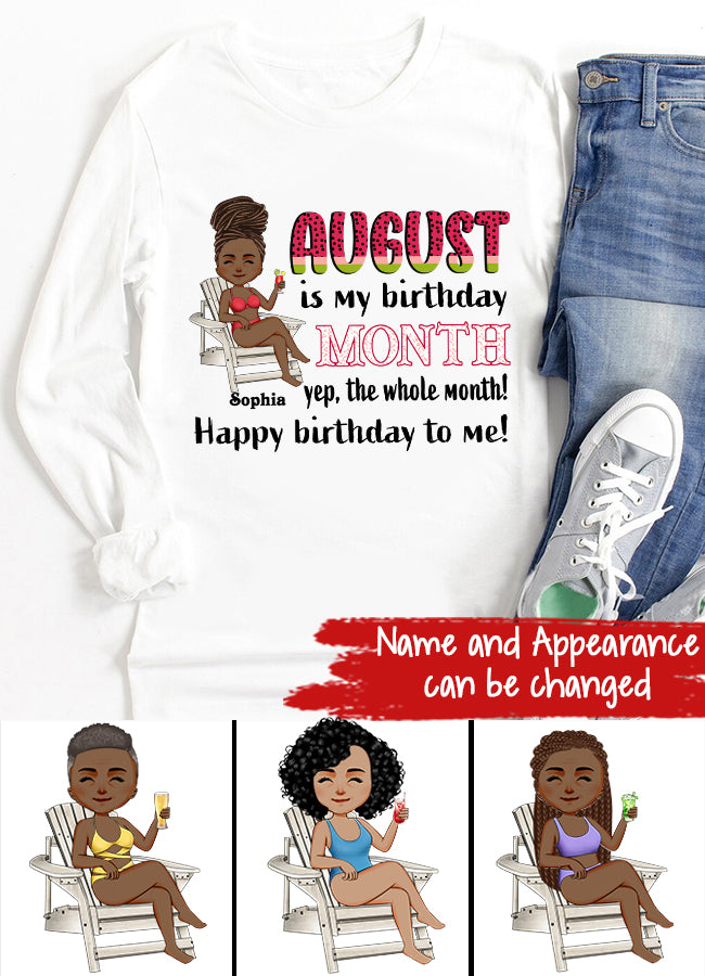 August Birthday Shirt, Custom Birthday Shirt, Queens are Born In August, August Birthday Shirts For Woman, August Birthday Gifts