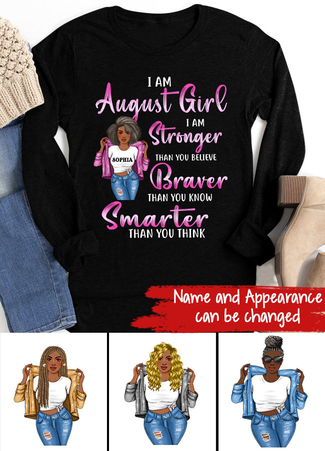 August Birthday Shirt, Custom Birthday Shirt, Queens are Born In August, August Birthday Shirts For Woman, August Birthday Gifts