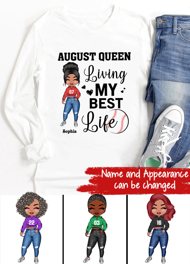 August Birthday Shirt, Custom Birthday Shirt, Queens are Born In August, August Birthday Shirts For Woman, August Birthday Gifts