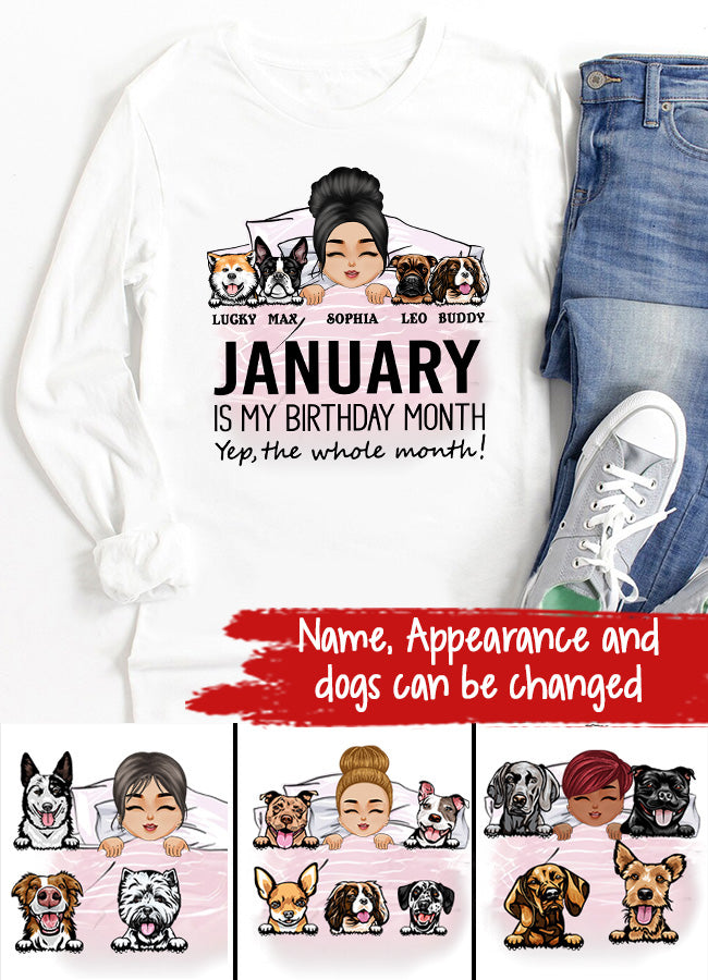 January Birthday Shirt, Custom Birthday Shirt, Queens was Born In January, January Birthday Shirts For Woman, January Birthday Gifts