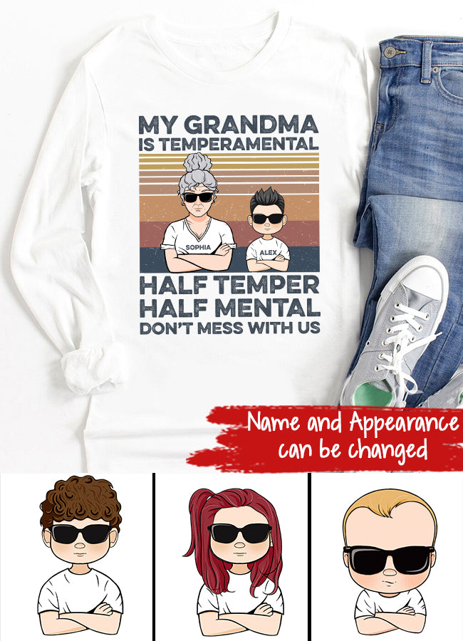 Grandma Shirt, Personalized Grandma Shirts, Nana Shirt, Grandma Shirts With Grandkids Names, Mimi Shirt, Gift for Grandma