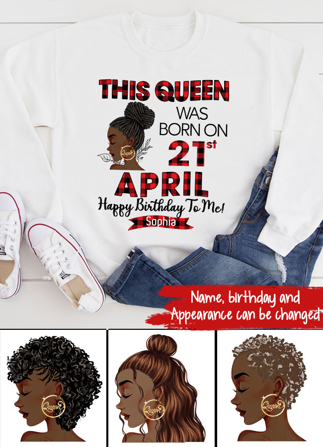April Birthday Shirt, Custom Birthday Shirt, Queens Born In April, April Birthday Gifts, April Queen shirt, April Birthday Shirts For Woman, Her Birthday Gifts For April
