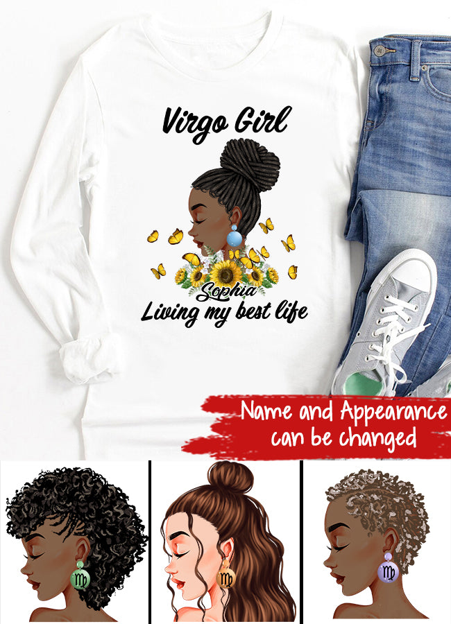 Custom Birthday Shirt, Virgo Zodiac t shirt, Virgo Birthday shirt, Virgo t shirts for ladies, Virgo queen t shirt, Virgo Queen Birthday shirt