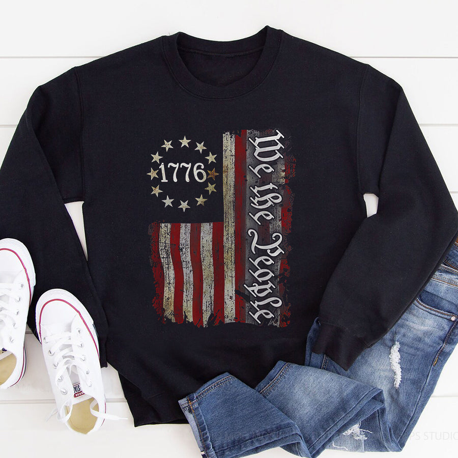 Independence Day Shirt We The People American History 1776 Independence Day Vintage T-Shirt