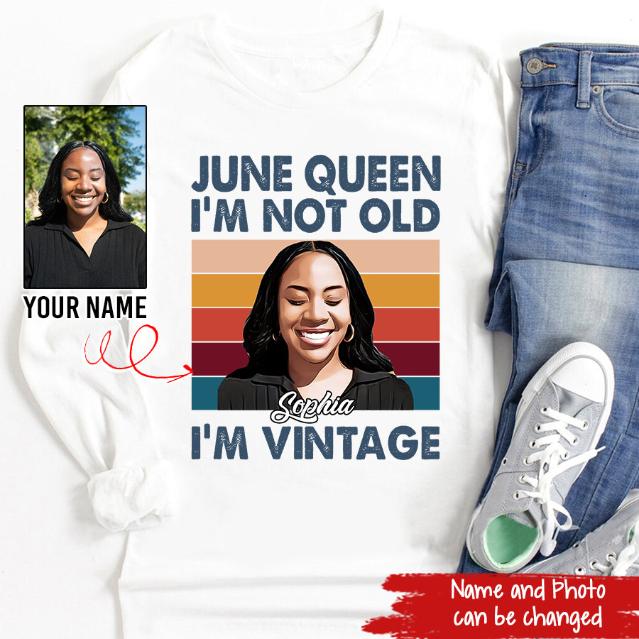 June Birthday Shirt, Custom Birthday Shirt, Queens Born In June, June Birthday Shirts For Woman, June Birthday Gifts