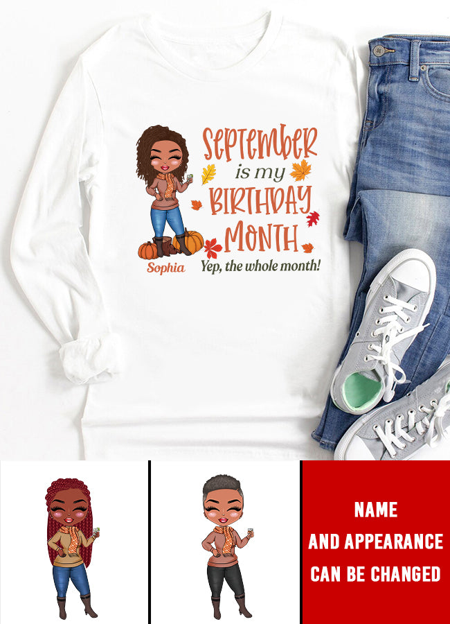 September Birthday Shirt, Custom Birthday Shirt, Queens are Born In September, September Birthday Shirts For Woman, September Birthday Gifts