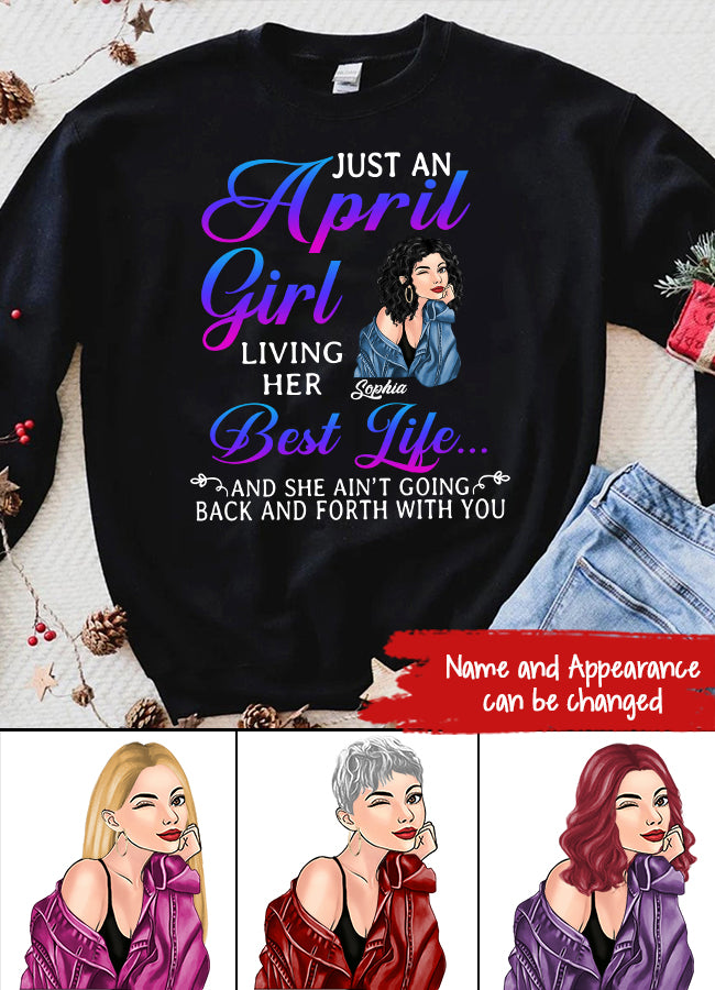 April Birthday Shirt, Custom Birthday Shirt, Queens Born In April, April Birthday Shirts For Woman, April Birthday Gifts