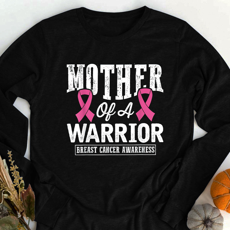 Breast Cancer Awareness Shirts pink ribbon breast cancer awareness mother of a warrior T-Shirt