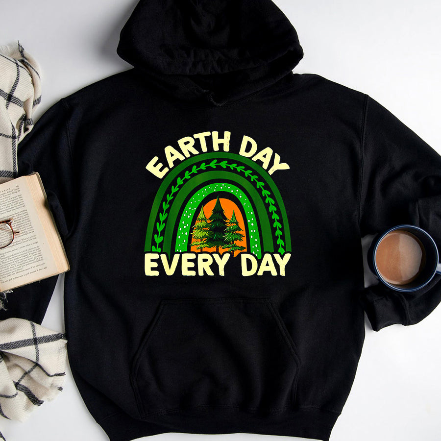 Earth Day Everyday Shirt Earth Day Everyday Rainbow Pine Tree Earth Day Earth Day T-Shirt Save The Planet Shirts