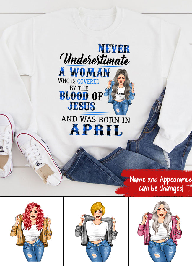April Birthday Shirt, Custom Birthday Shirt, Queens Born In April, April Birthday Shirts For Woman, April Birthday Gifts